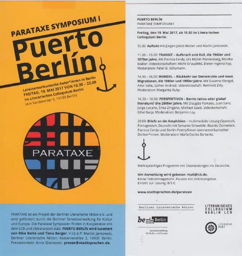 Parataxe Symposium