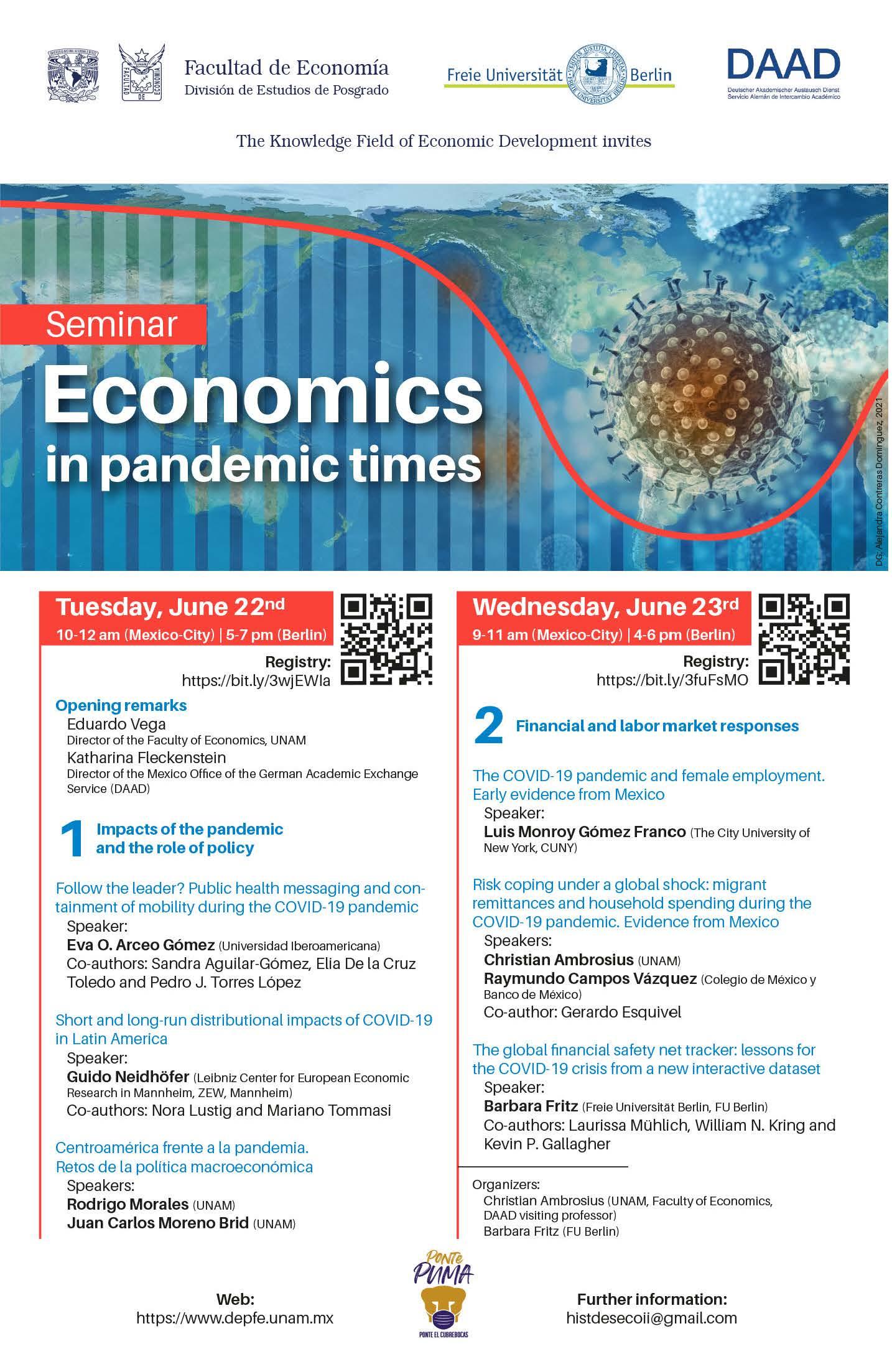 Seminar Economics in Pandemic Times