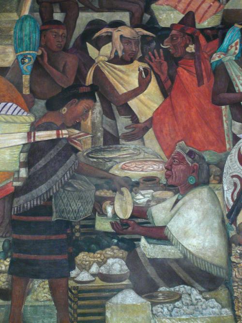 Aztekischer Markt von Tenochtitlan