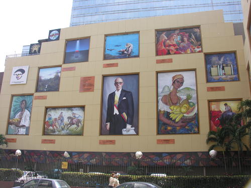 Wandmalereien im Zentrum von Guayaquil