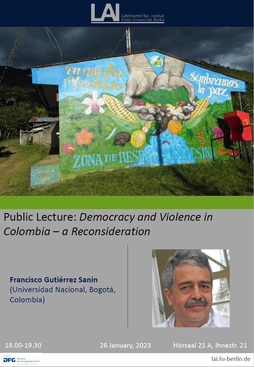 Public Lecture: Democracy and Violence in Colombia – a Reconsideration