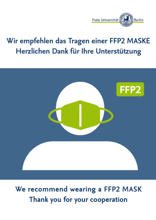 Wir empfehlen das Tragen einer FFP2-Maske
