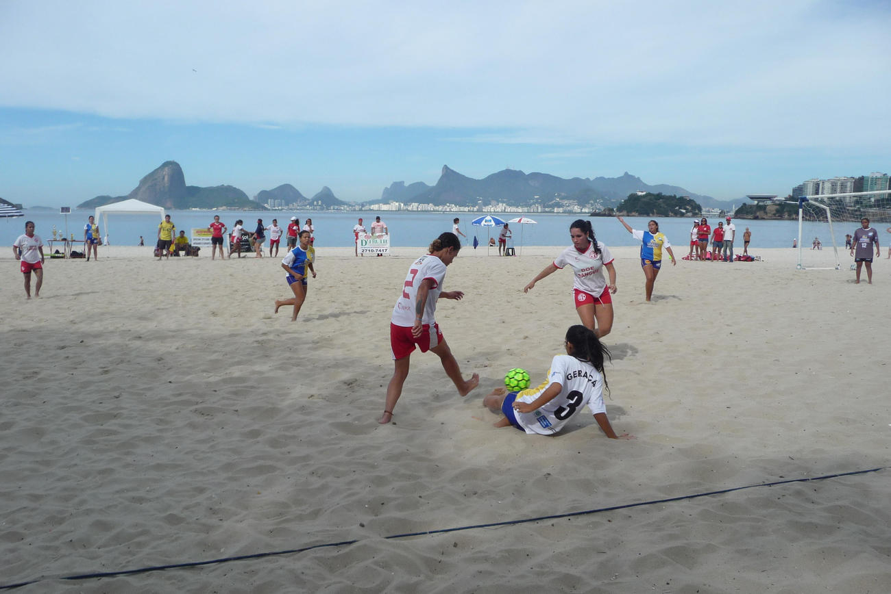 Fußballerinnen in Rio de Janeiro