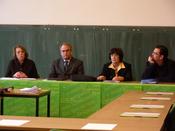 Sarita Brandt, Roberto Colin, Ligia Chiappini, Marcel Vejmelka Eröffnung des Übersetzungsworkshops
