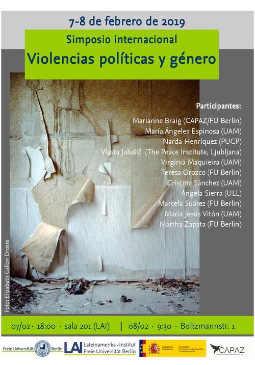 Violencias políticas y género - Poster