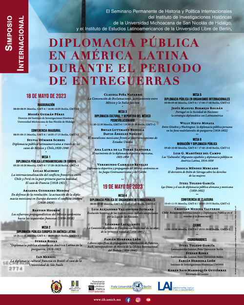 Cartel: Diplomacia pública en América Latina durante el período de entreguerras