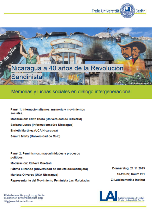 Nicaragua a 40 años de la Revolución Sandinista