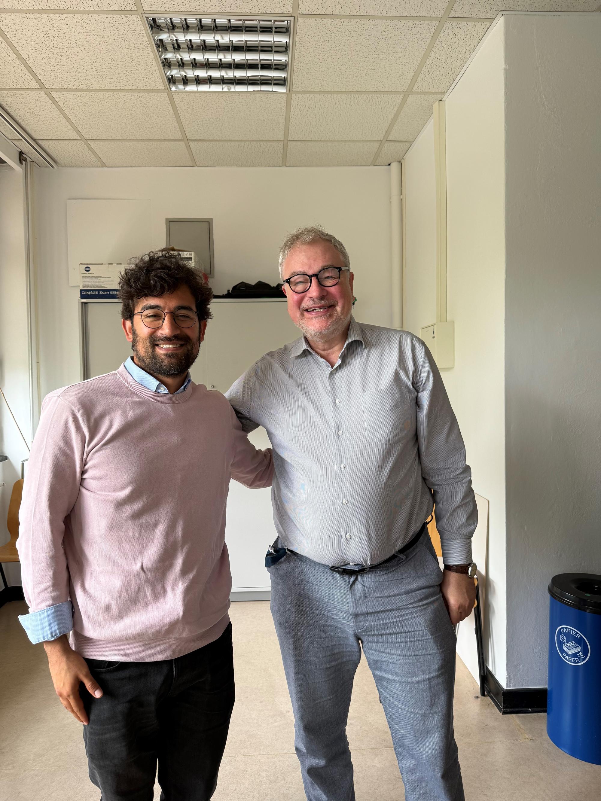 Stefan Rinke und José Vicente Gómez Murillo nach der Disputation.