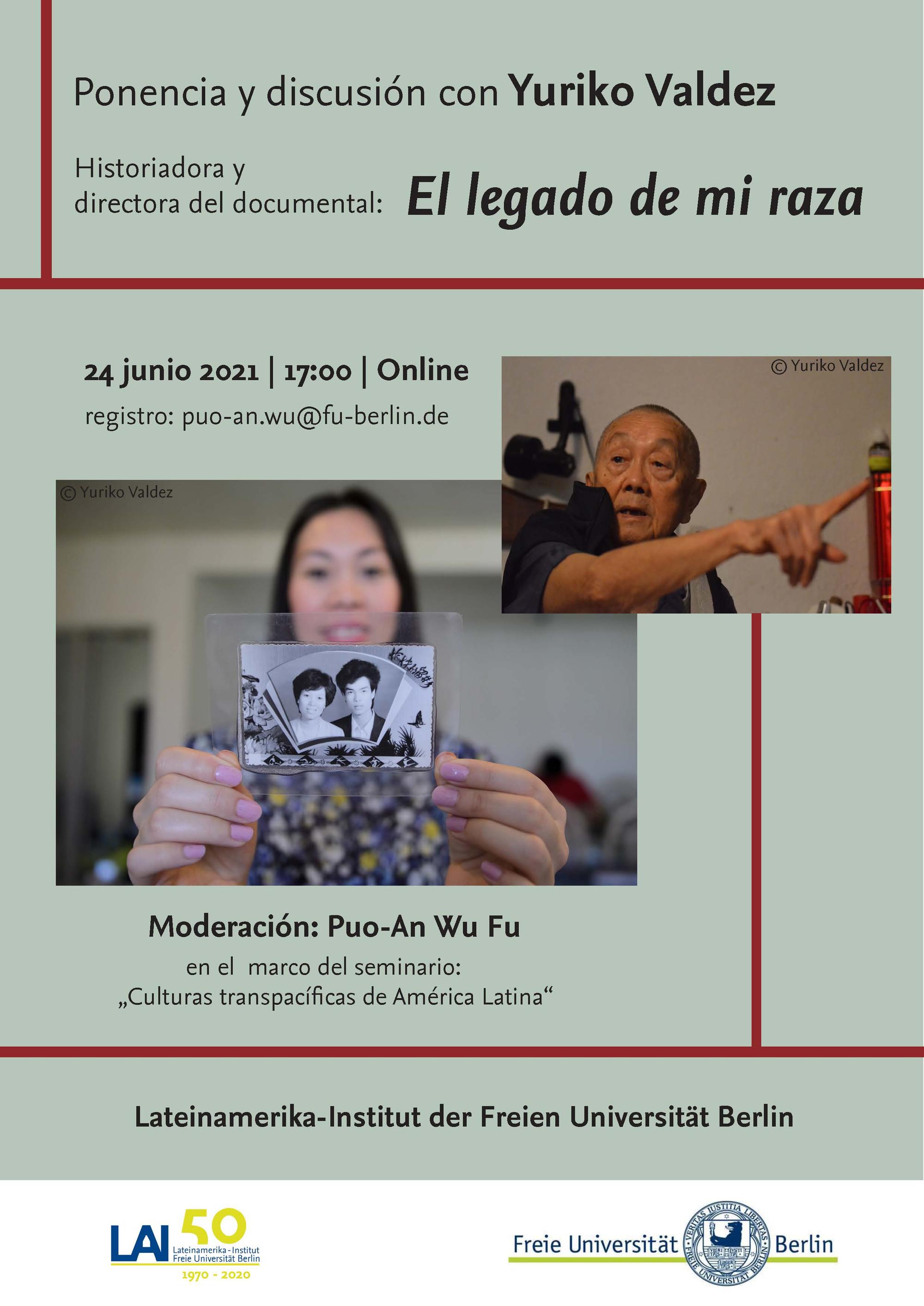 Flyer Gastvortrag Valdez