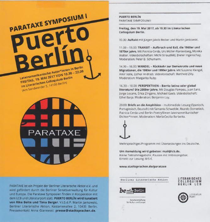 Flyer Parataxe