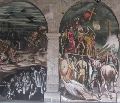 Wandmalerei von Orozco