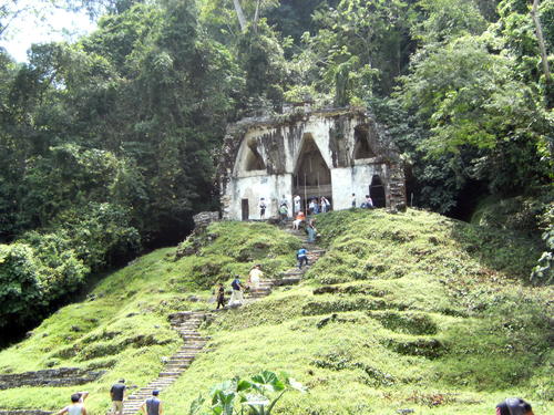 Palenque, Blattkreuztempel