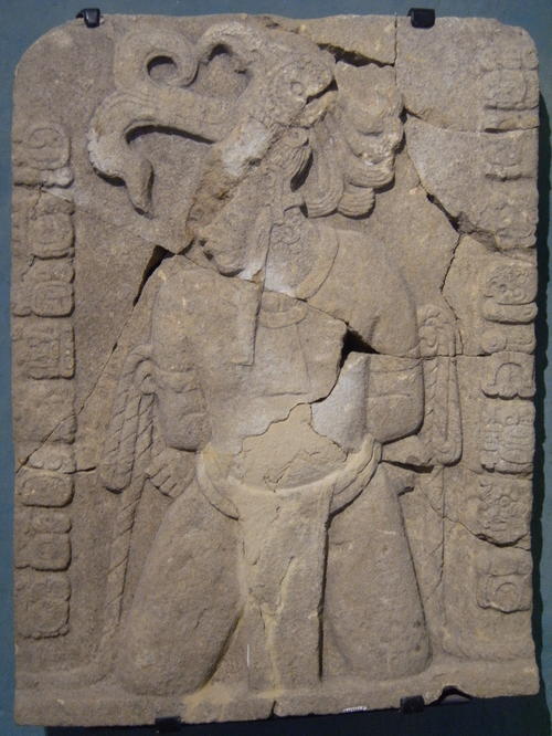 Tonina, Relief mit Gefangenem