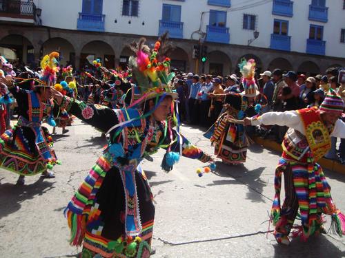 Corpus Christi Prozession in Cusco