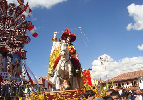 Corpus Christi Prozession in Cusco