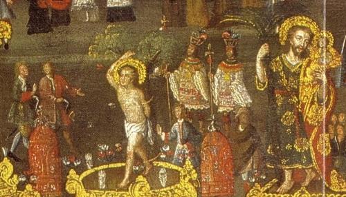 Kaziken bei einer Corpus Christi Prozession