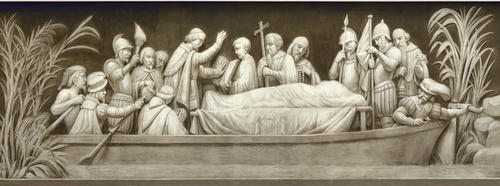 Begräbnis von Hernando de Soto