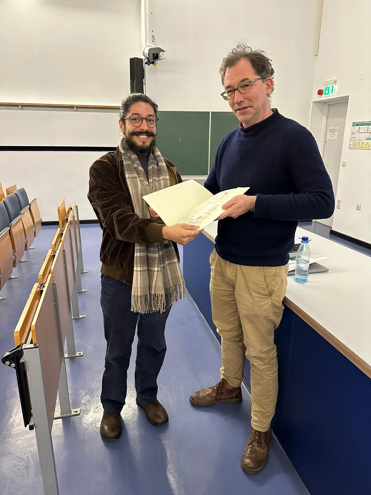 Prof. Dr. Michael Goebel and Dr. José Francisco Hernández Reyes