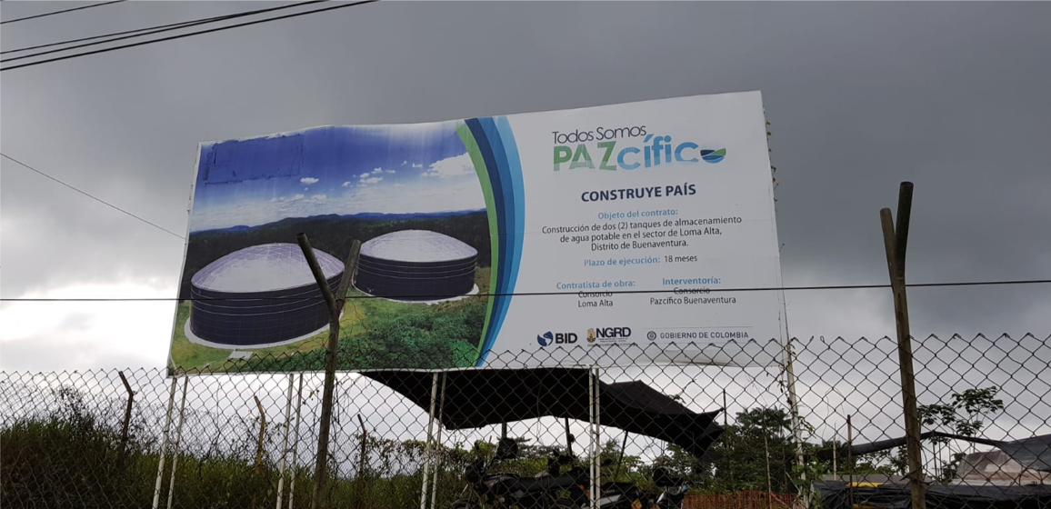Construccion de Loma Alta, Proyecto Todos Somos Pazcifico, Buenaventura Colombia