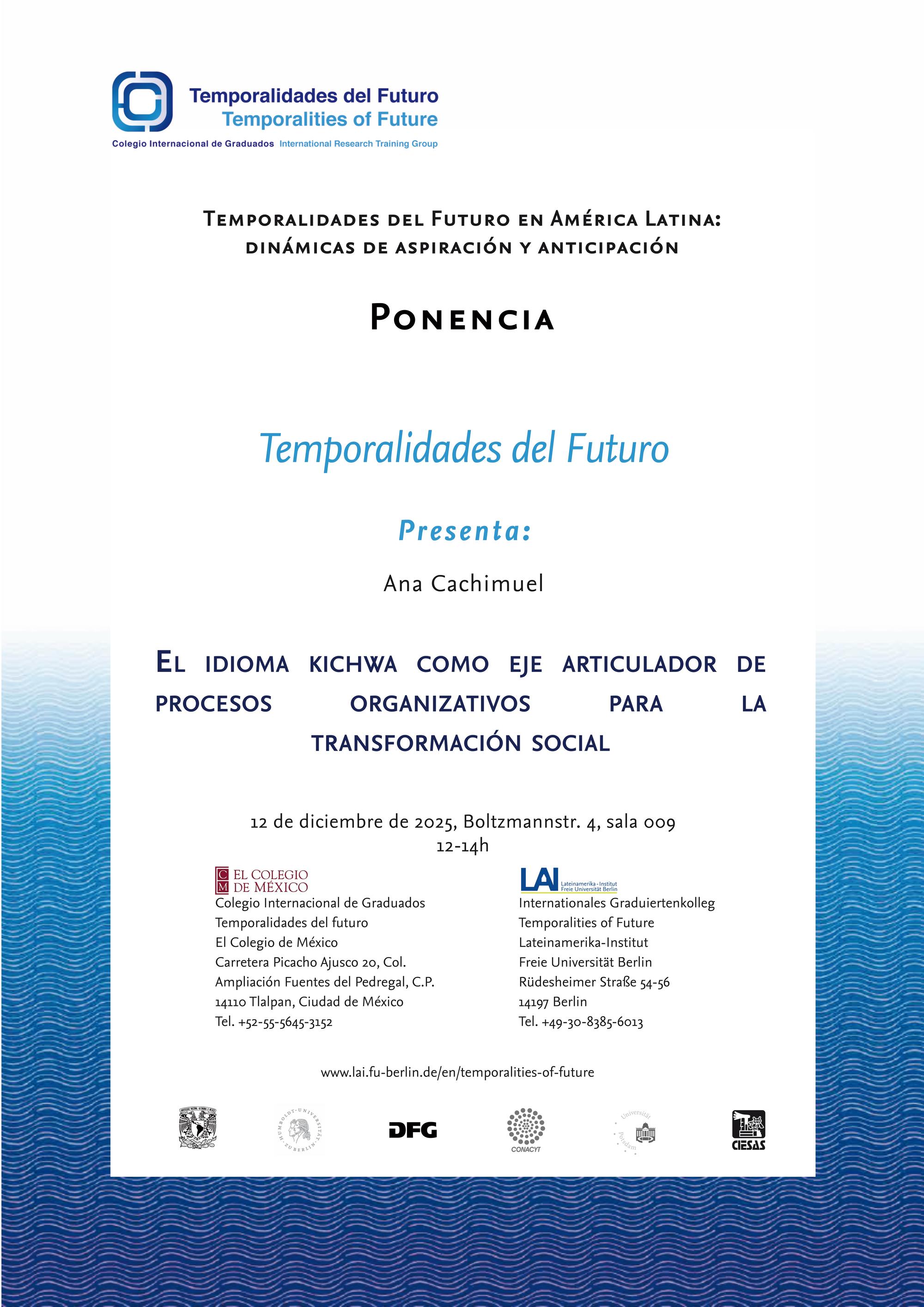 Plakat Vortrag_Ana_Cachimuel