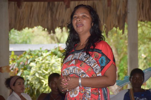 Nayibis Mercado nos explicó las dificultades que enfrentan mujeres en la región Montes de María.