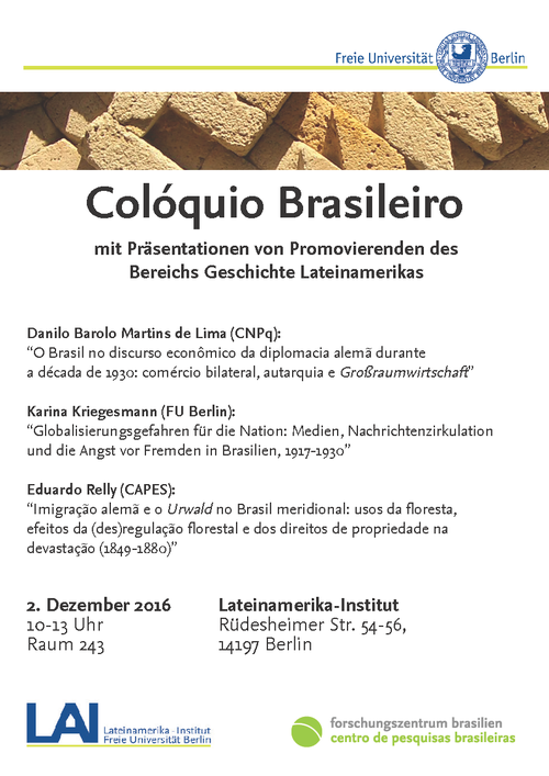 Coloquio brasileiro 2.12.2016