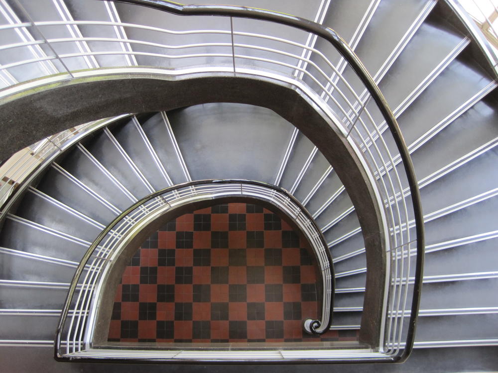 Staircase of the Institute for Latin American Studies at Freie Universität Berlin
