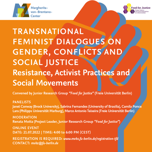 Transnational Feminist Dialogues on Gender, Conflicts and Social Justice, 21.07.2022 Bildquelle: CeDiS FU Berlin