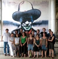 © Fronteras en Movimiento* - Las y los excursionistas en la exposición de Sandino en Managua