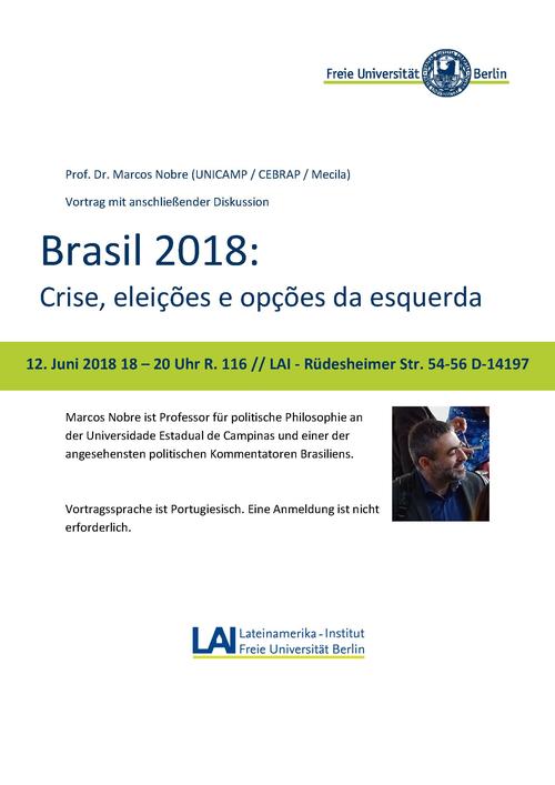 Cartaz Palestra Marcos Nobre 12 junho