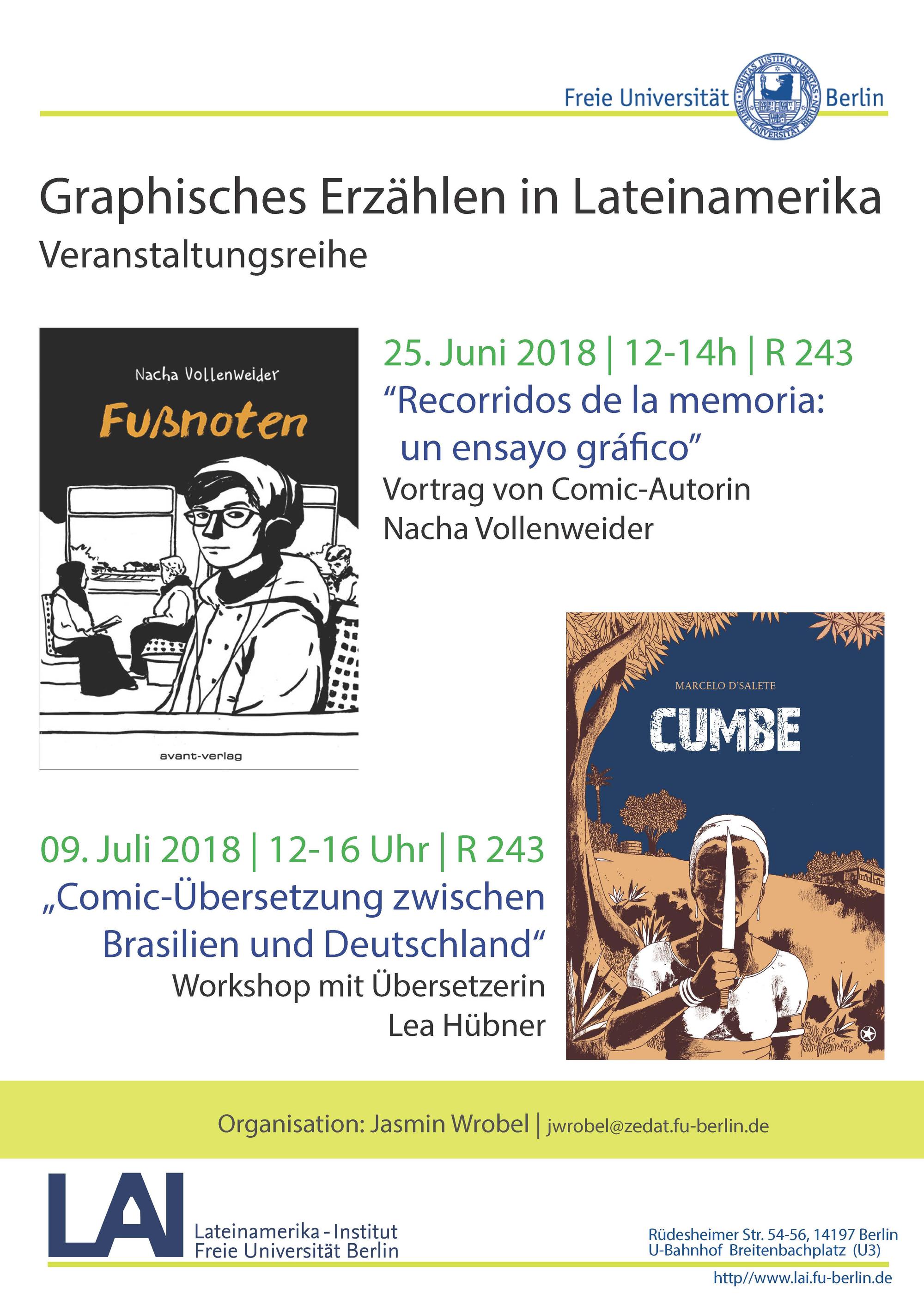 Plakat Comic Vollenweider & Huebner